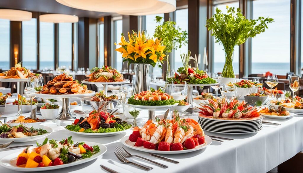 Kulinarisches Angebot im Luxushotel