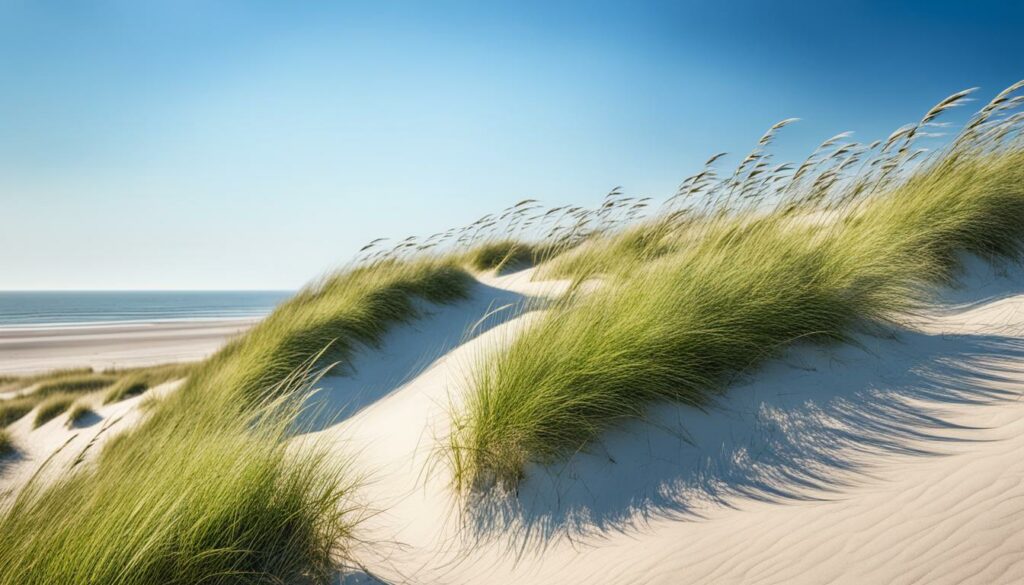 Strandhafer auf den Dünen von Norderney