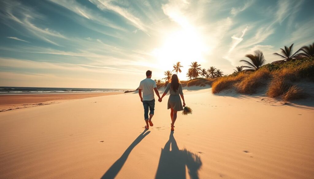 Strandspaziergänge Hand in Hand: Von Weißer Düne bis Oase
