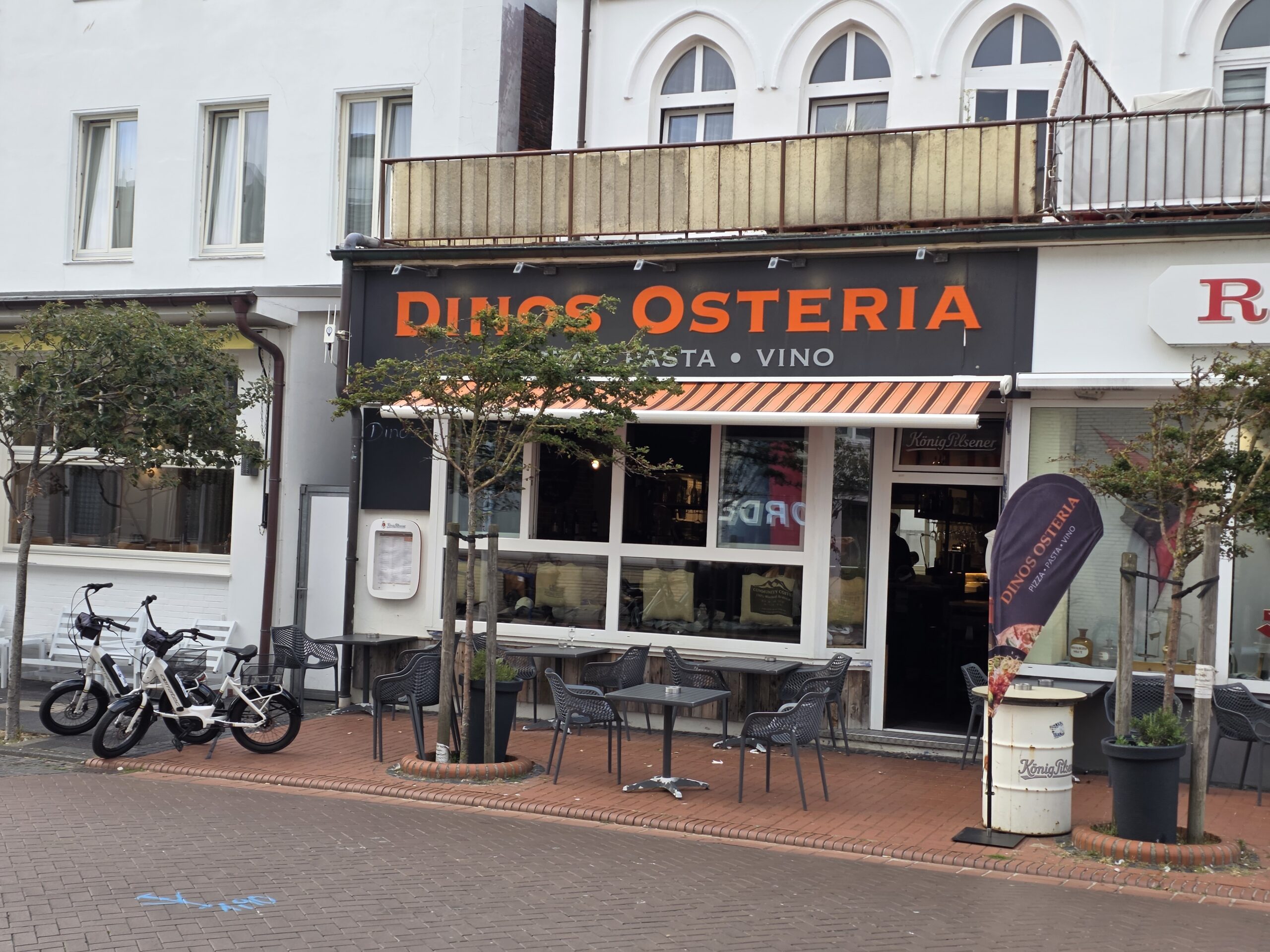 Dinos Osteria in der Friedrichstraße auf Norderney