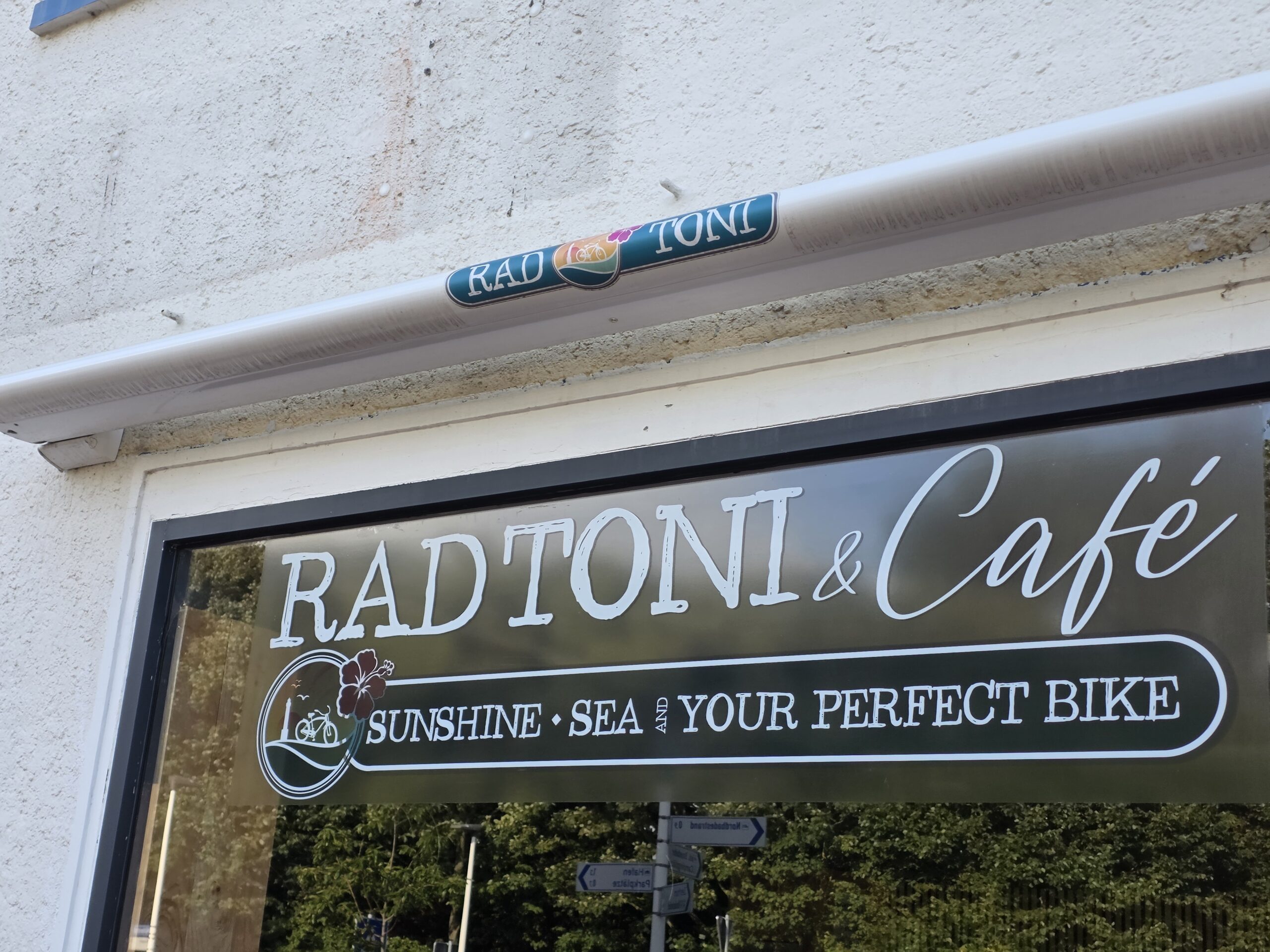 Radtoni & Café Norderney: Schaufenster in der Mühlenstraße