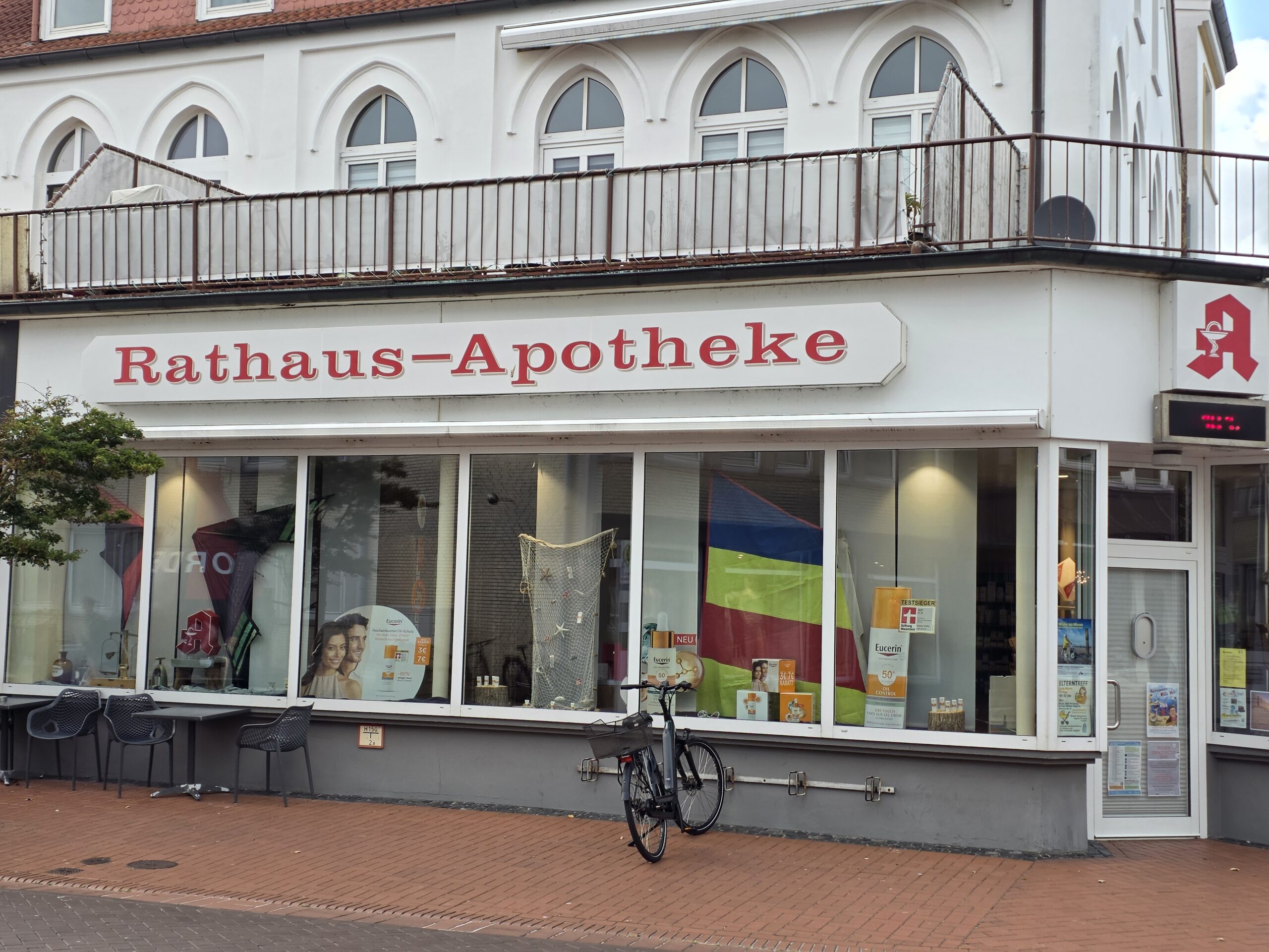 Rathaus-Apotheke in der Friedrichstraße auf Norderney