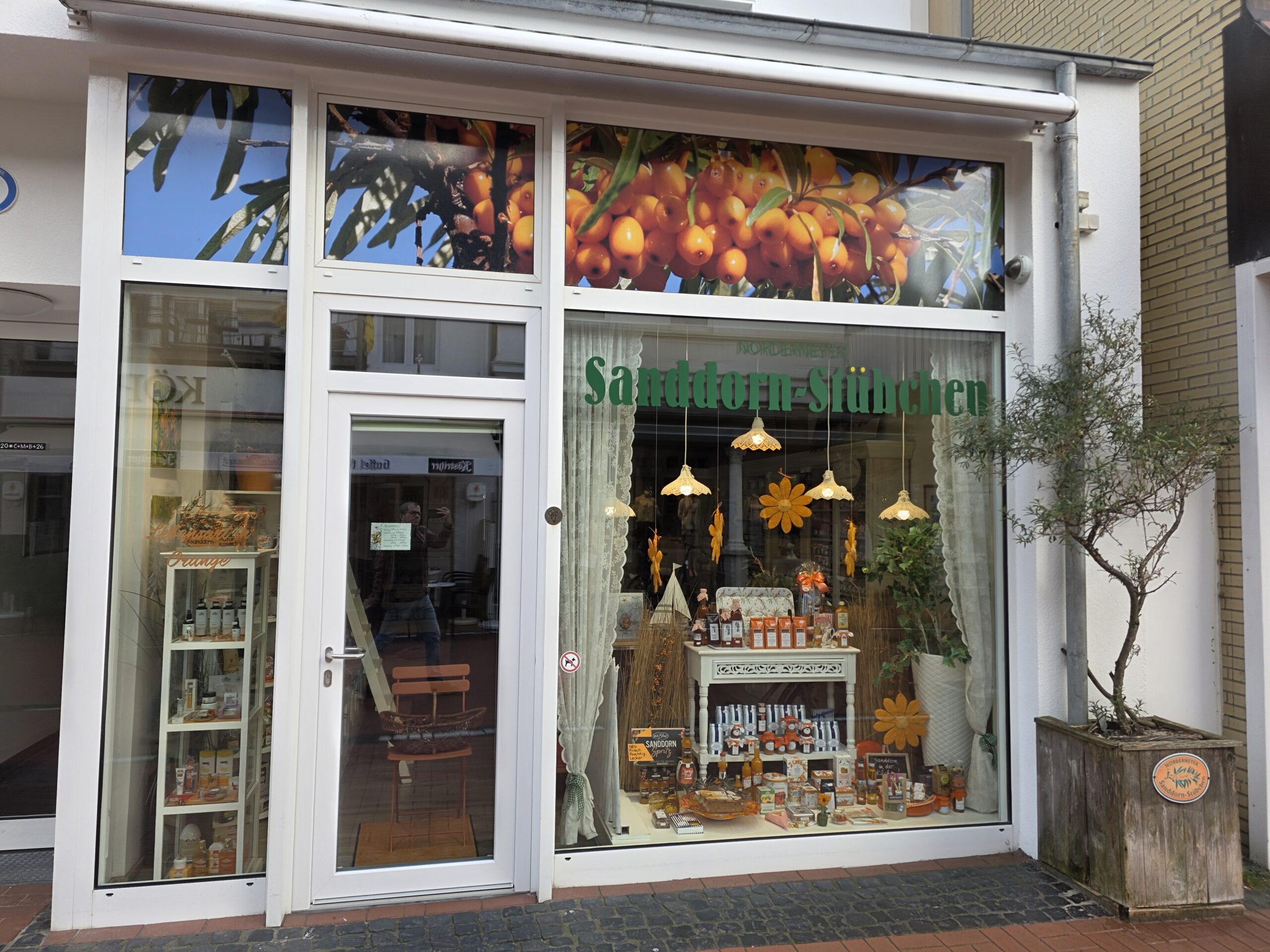 Norderneyer Sanddorn-Stübchen in der Friedrichstraße auf Norderney
